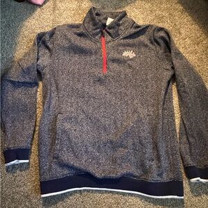 Women’s Blue Half-Zip Washington Capitals Sweater